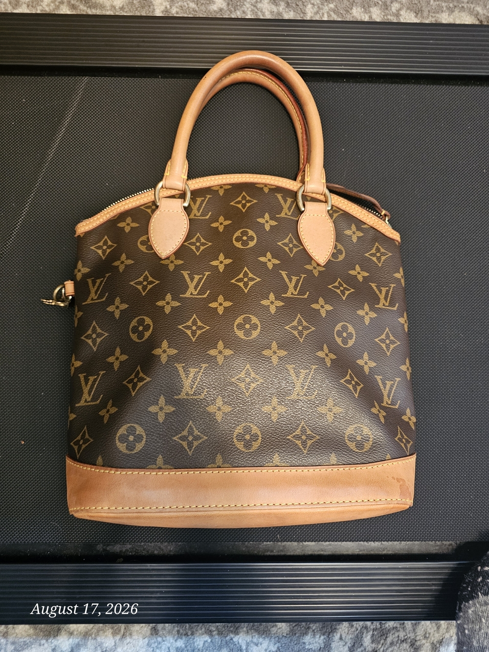 Louis Vuitton Brown Monogram Canvas Top-Handle Bag